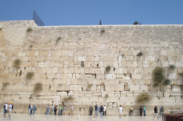 Le mur des lamentations. 