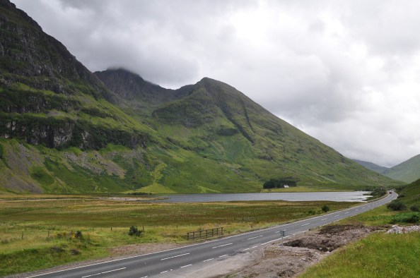 Au coeur du défilé de Glencoe. 