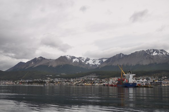 Ushuaia et le port.